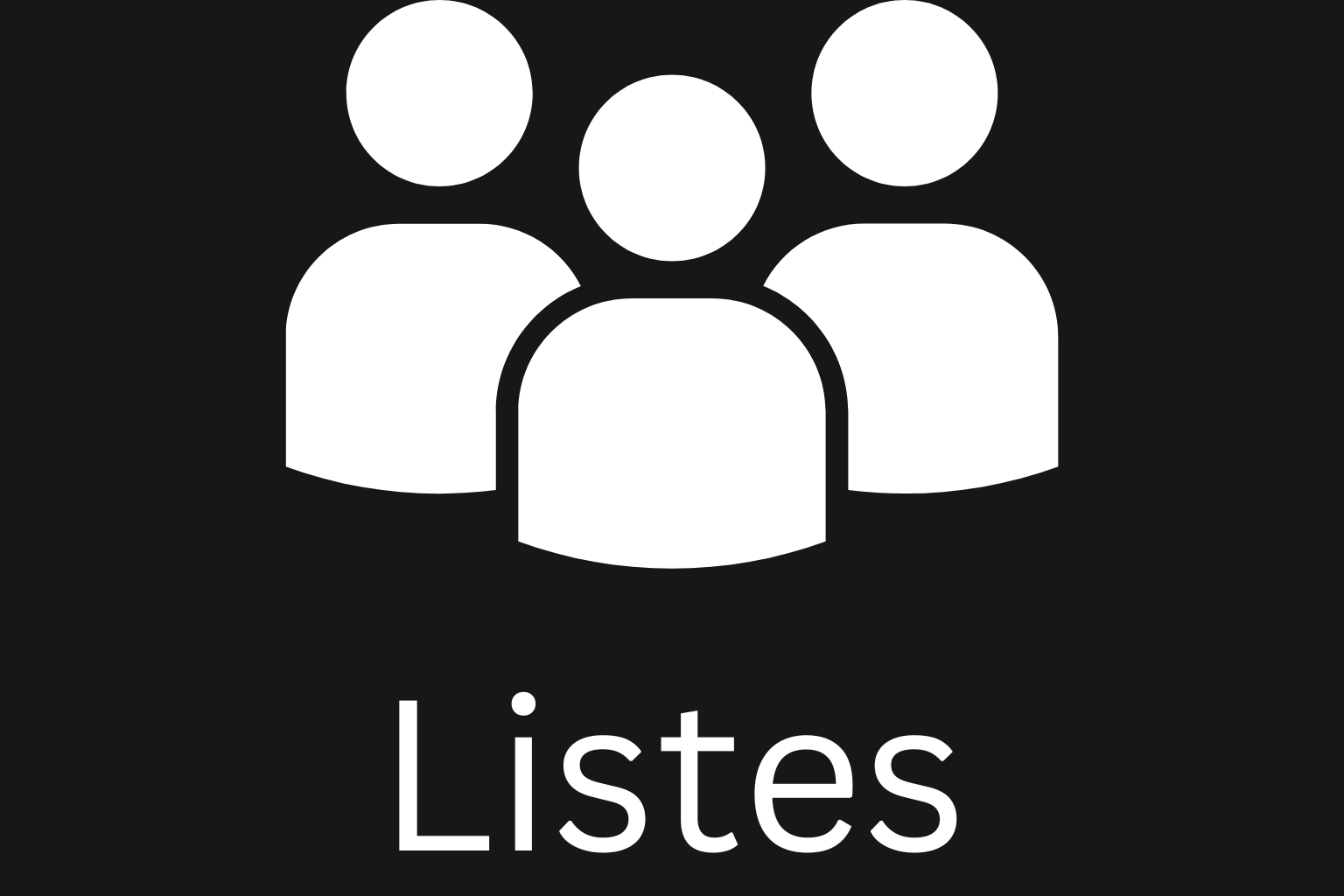 Listes de forces