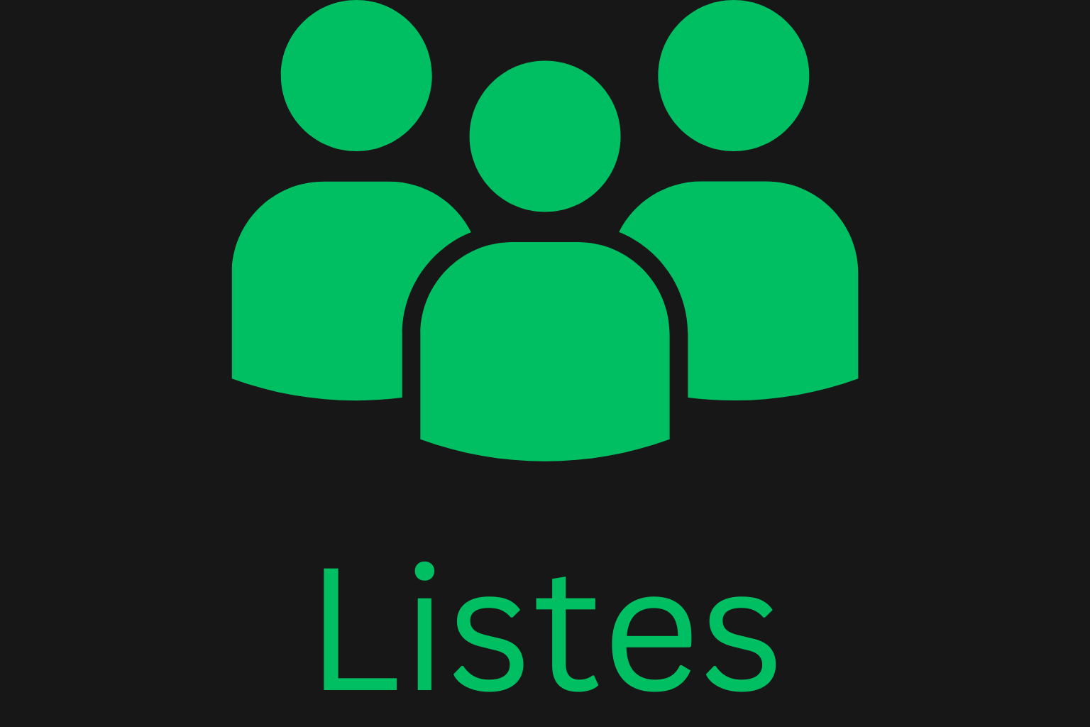 Listes de forces