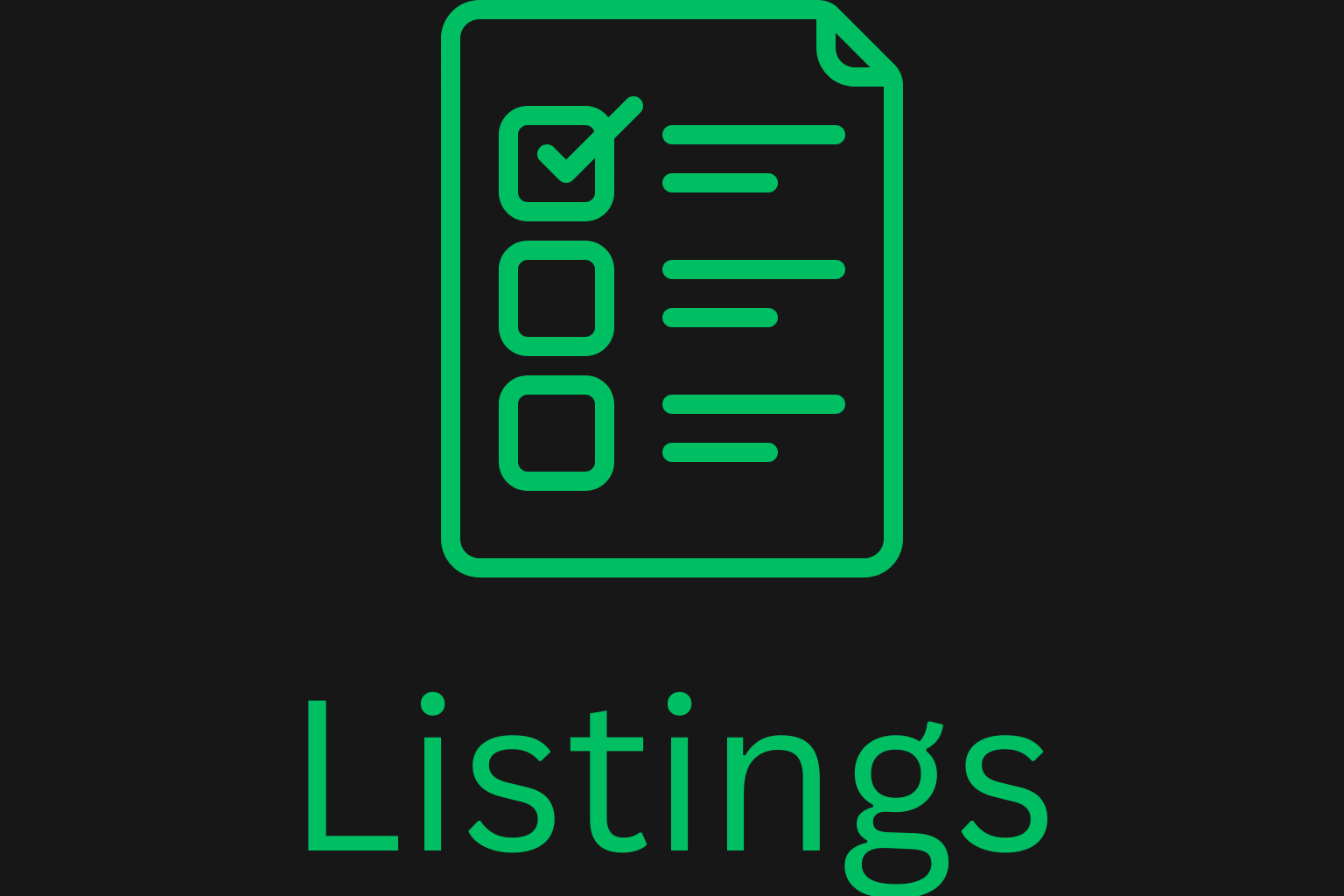 Listings